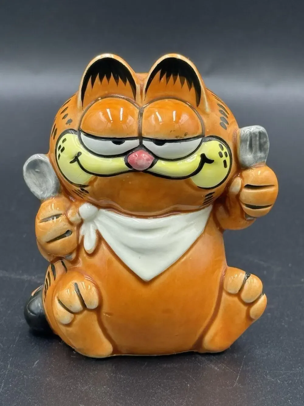 Vintage Garfield Chef Pepper Shaker ONLY 3.25